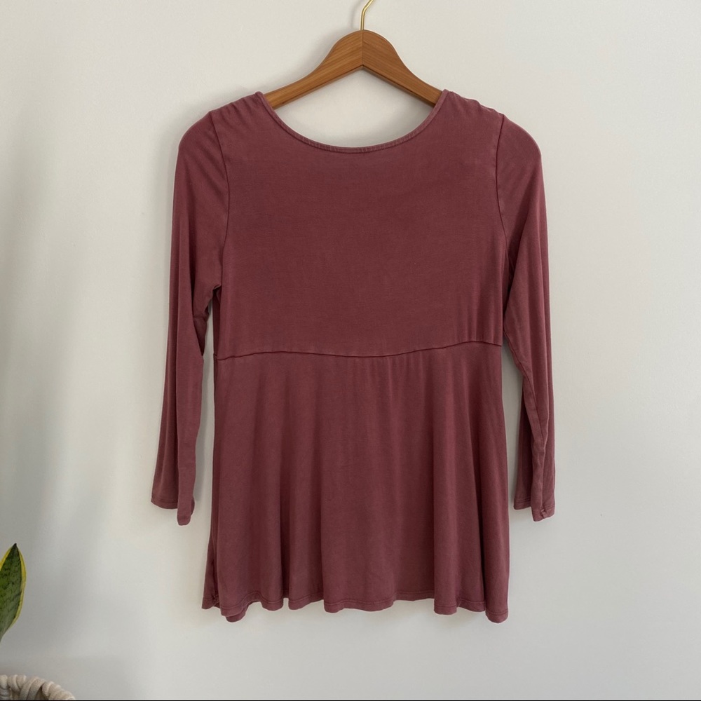 America eagle soft and sexy tie front swing top - Picture 5 of 8